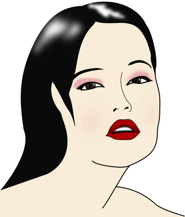 Classic Beauty Makeup Illustration PNG Image