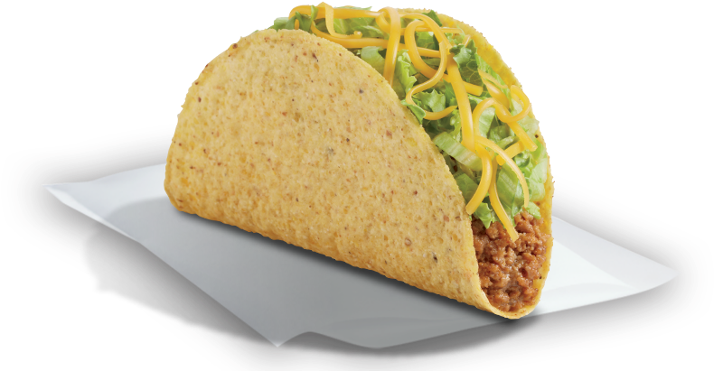 Classic Beef Taco PNG Image