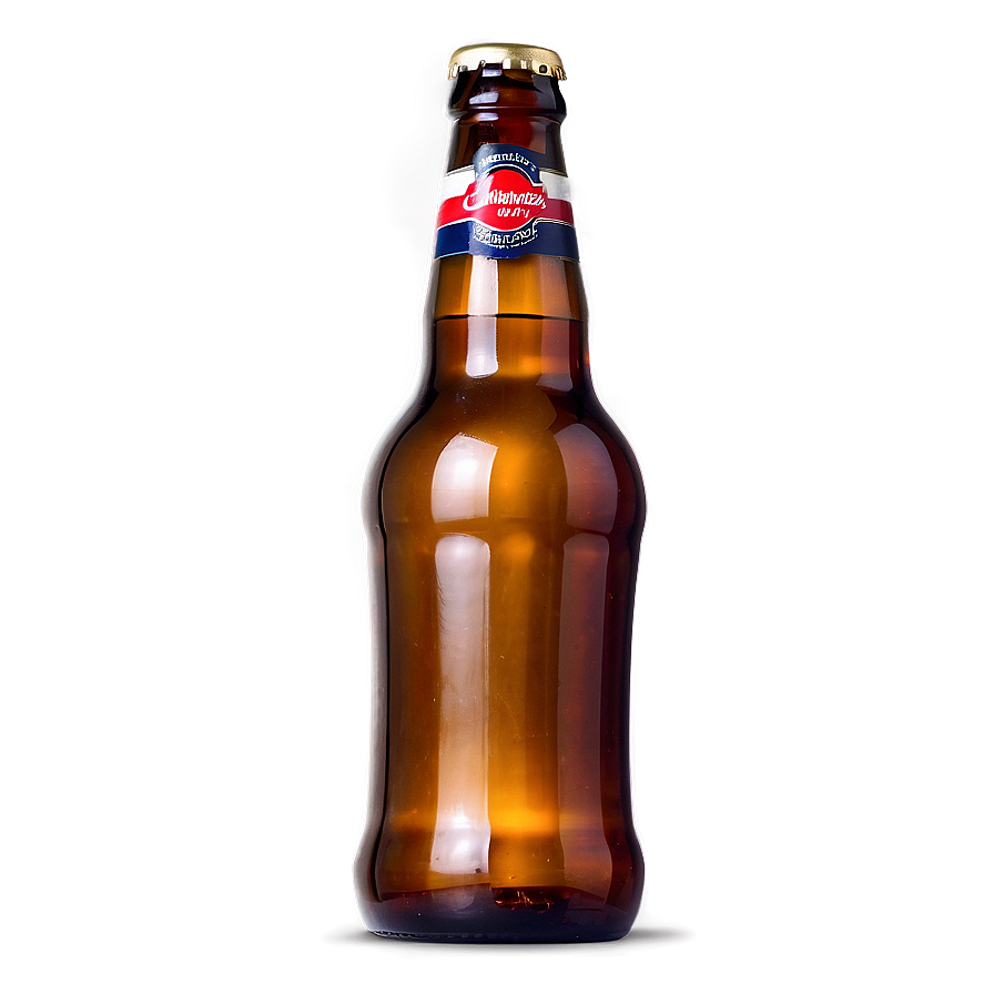 Classic Beer Bottle Design Png Xmp PNG Image