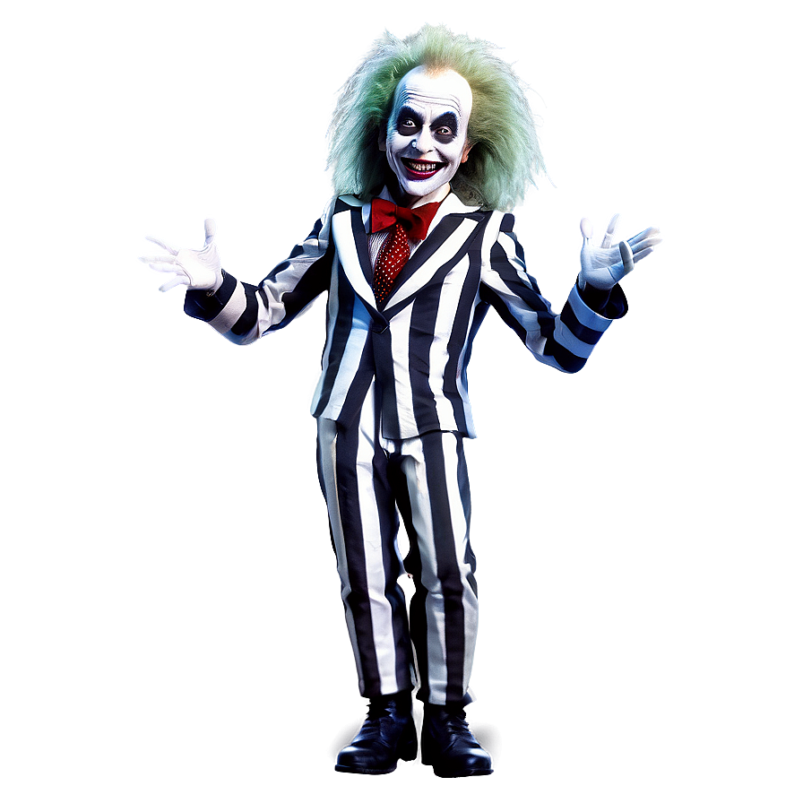 Classic Beetlejuice Character Png Dxu58 PNG Image