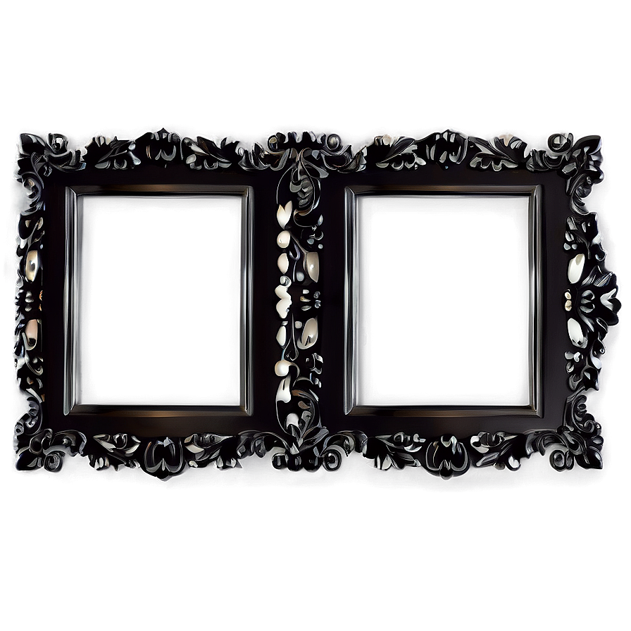 Classic Black Border Png New PNG Image