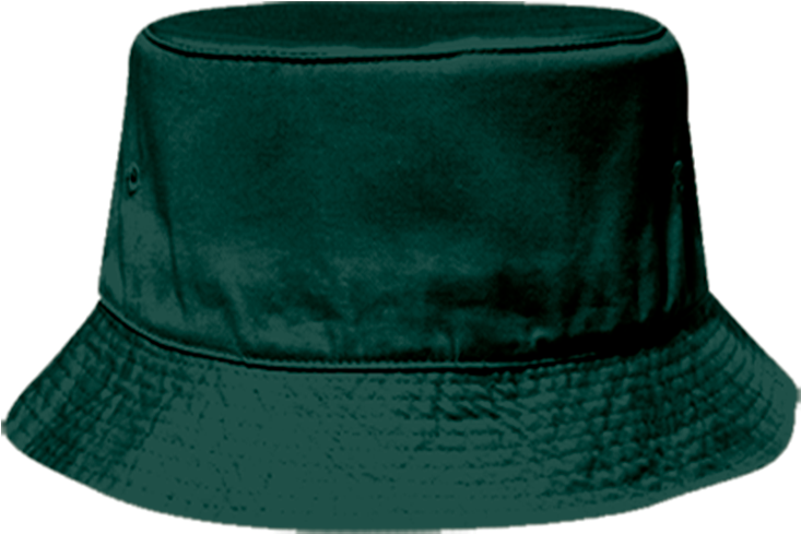 Classic Black Bucket Hat PNG Image