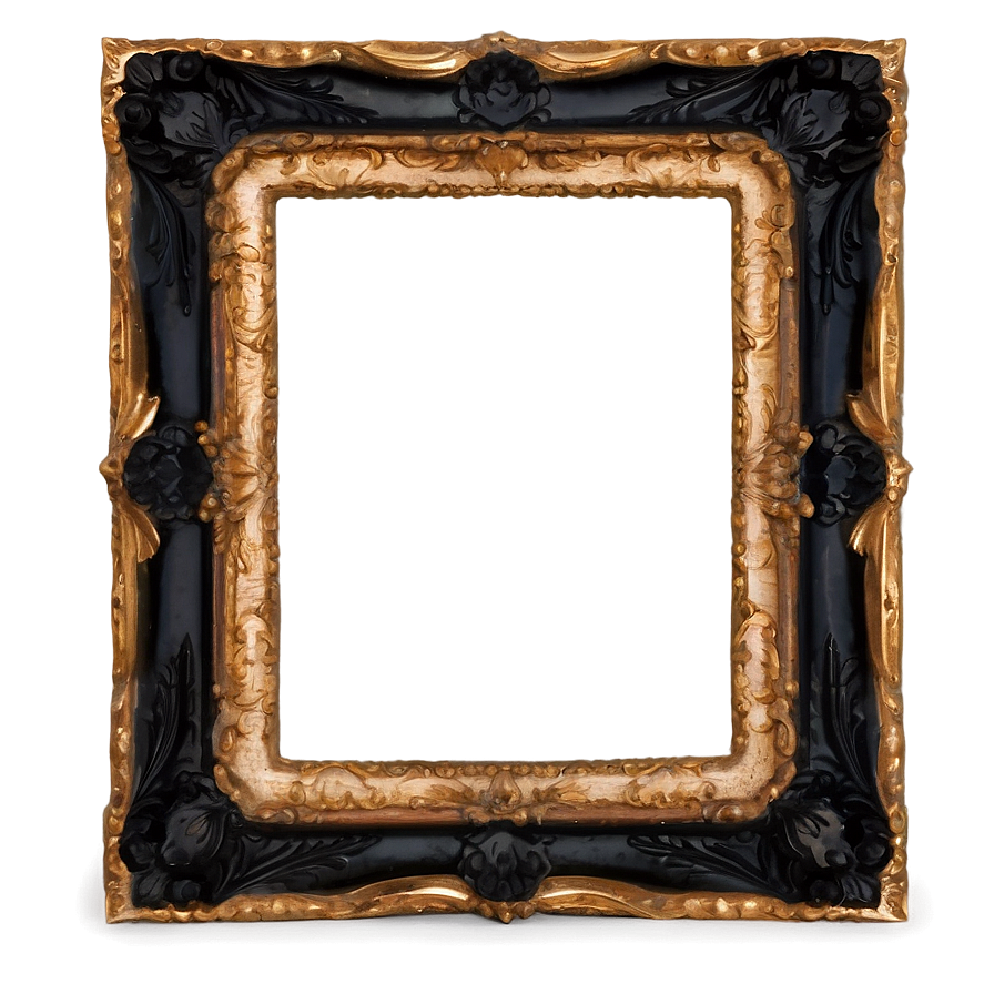 Classic Black Frame Png Pvx PNG Image