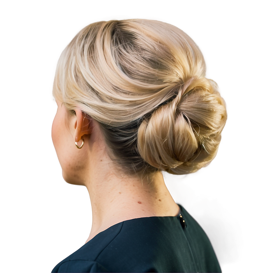 Classic Blonde Updo Png 48 PNG Image