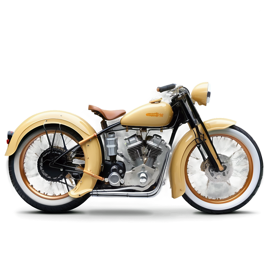 Classic Bobber Bike Png Njc PNG Image