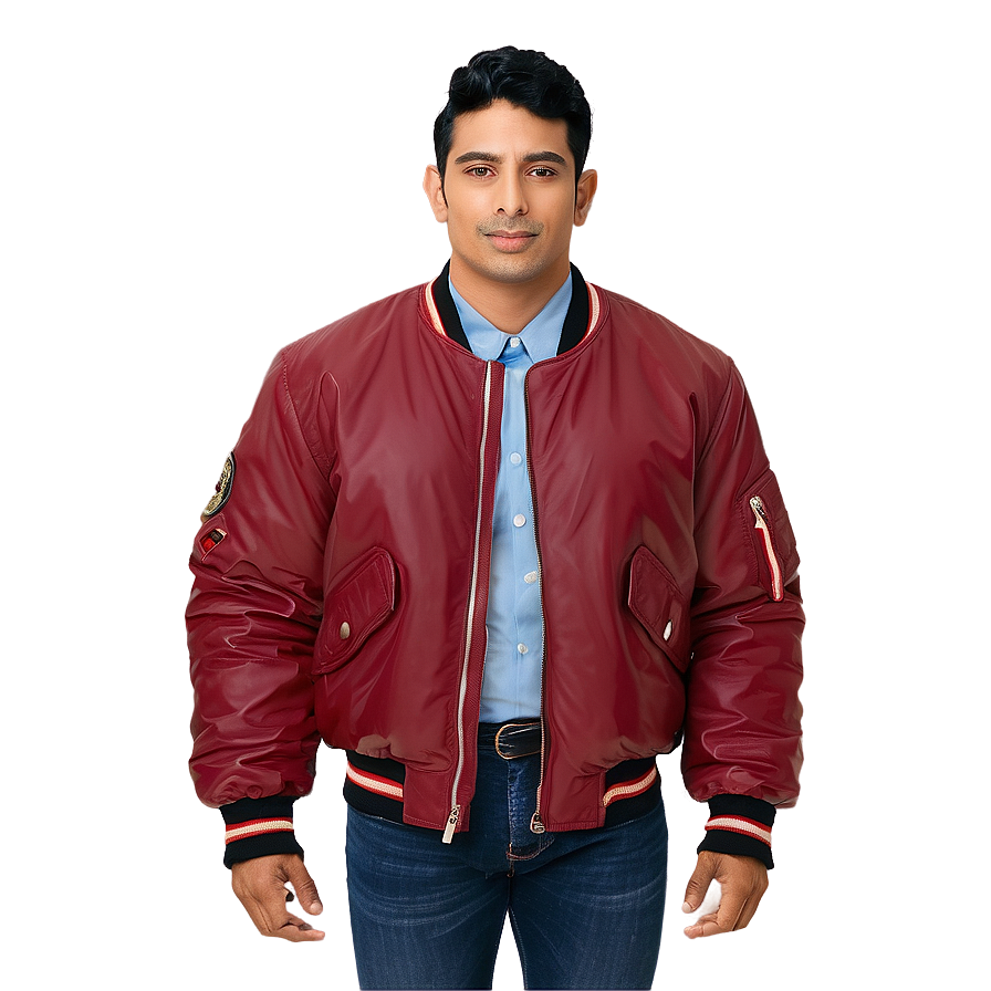 Classic Bomber Jacket Png Aok PNG Image