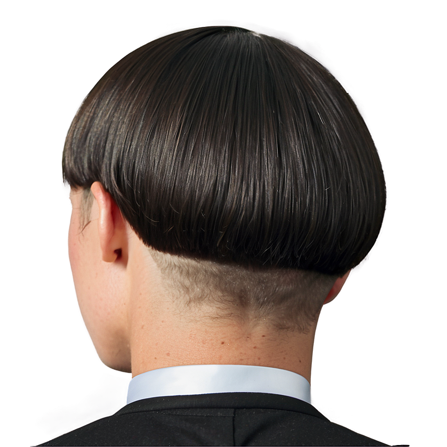 Classic Bowl Haircut Png 06212024 PNG Image