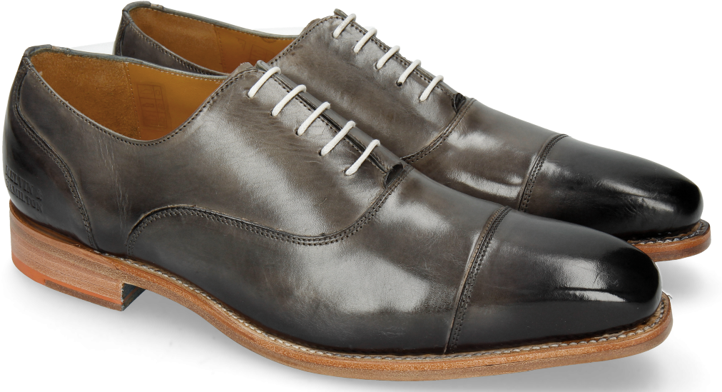 Classic Brown Oxford Shoes PNG Image