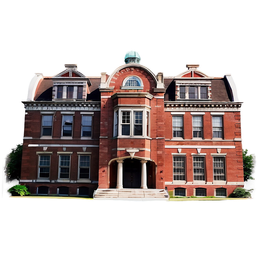 Classic Brown University Building Png Fqn PNG Image