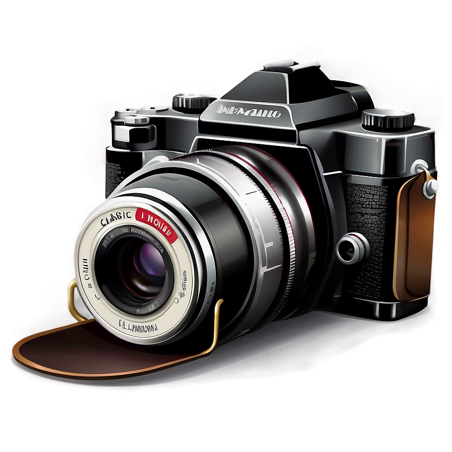 Classic Camera Illustration Png 06212024 PNG Image