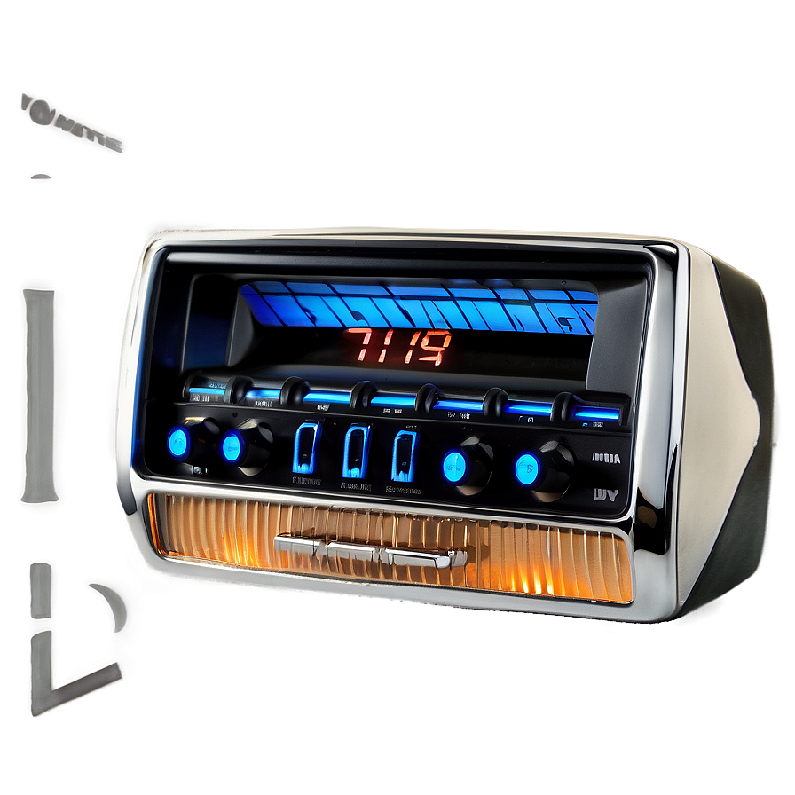 Classic Car Radio Png Avd PNG Image