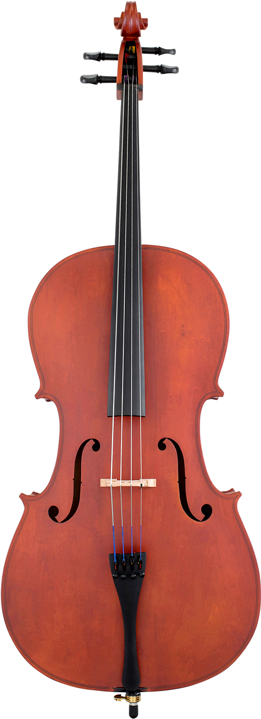 Classic Cello Front View.png PNG Image