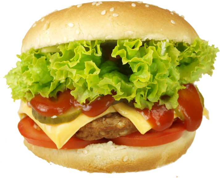 Classic Cheeseburger Transparent Background.png PNG Image