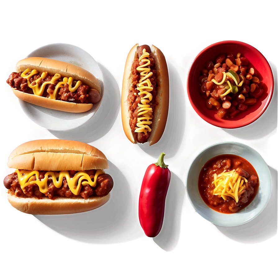 Classic Chili Dog Feast Png 74 PNG Image