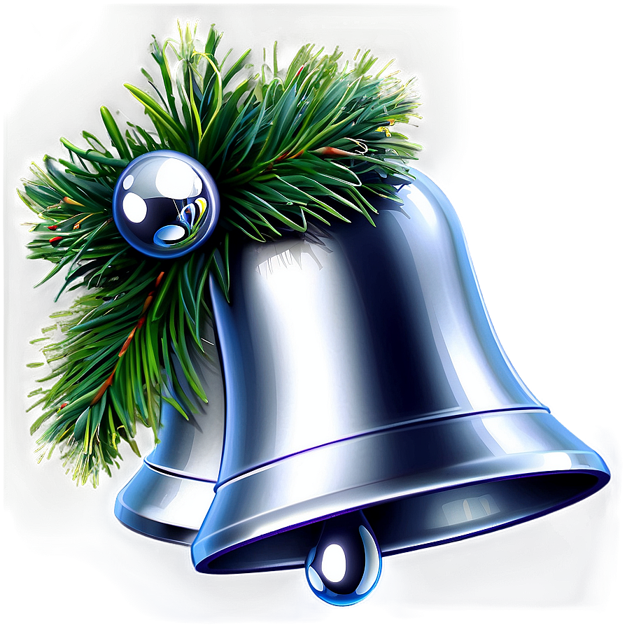 Classic Christmas Bells Png Qrt PNG Image