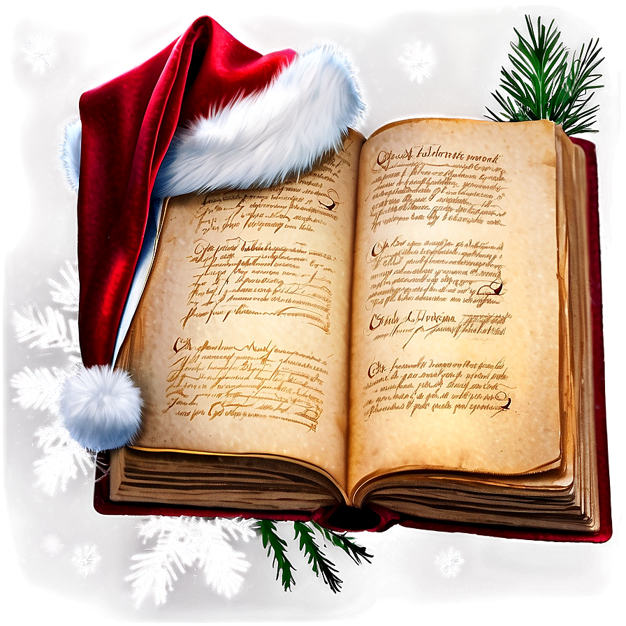 Classic Christmas Carol Book Png 58 PNG Image