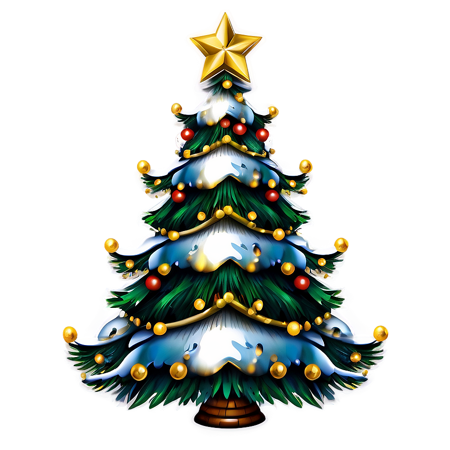 Classic Christmas Tree Design Png 06132024 PNG Image