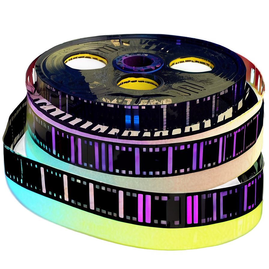 Classic Cinema Film Tape Png Kab53 PNG Image