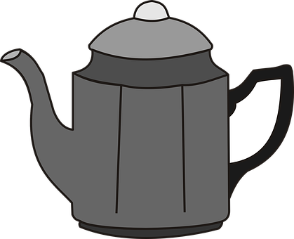 Classic Coffee Pot Vector PNG Image