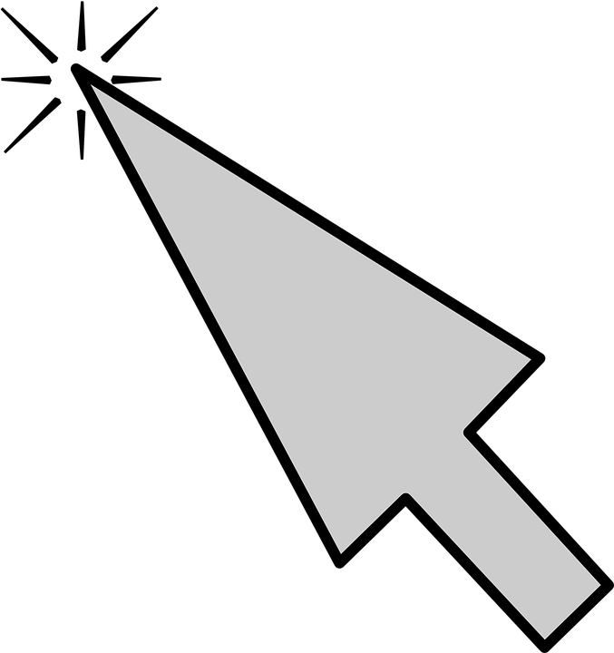 Classic Computer Mouse Pointer PNG Image