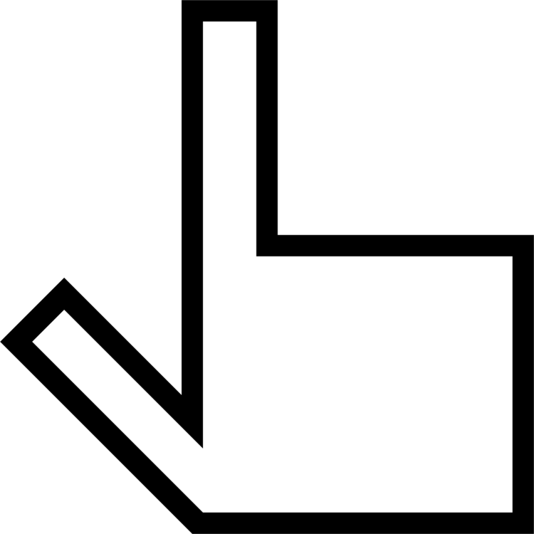 Classic Computer Mouse Pointer Icon PNG Image