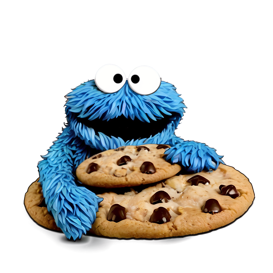 Classic Cookie Monster Png Beo PNG Image