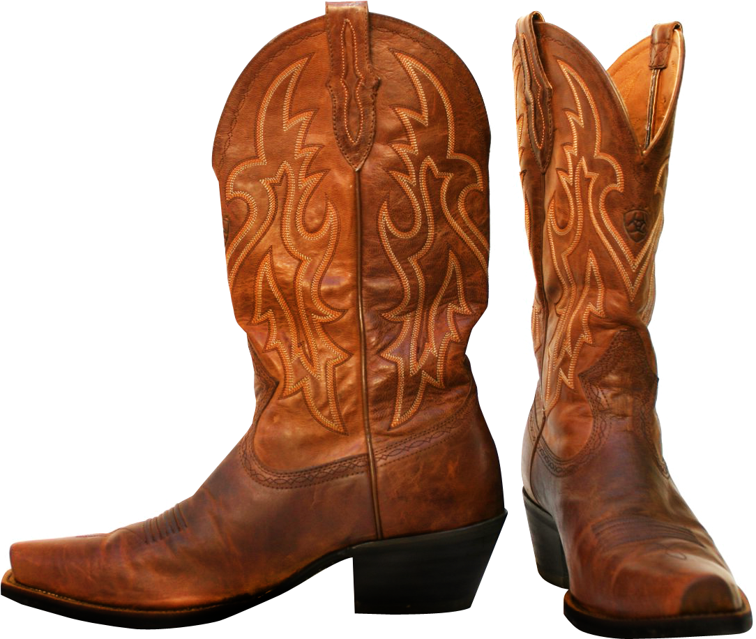 Classic Cowboy Boots PNG Image