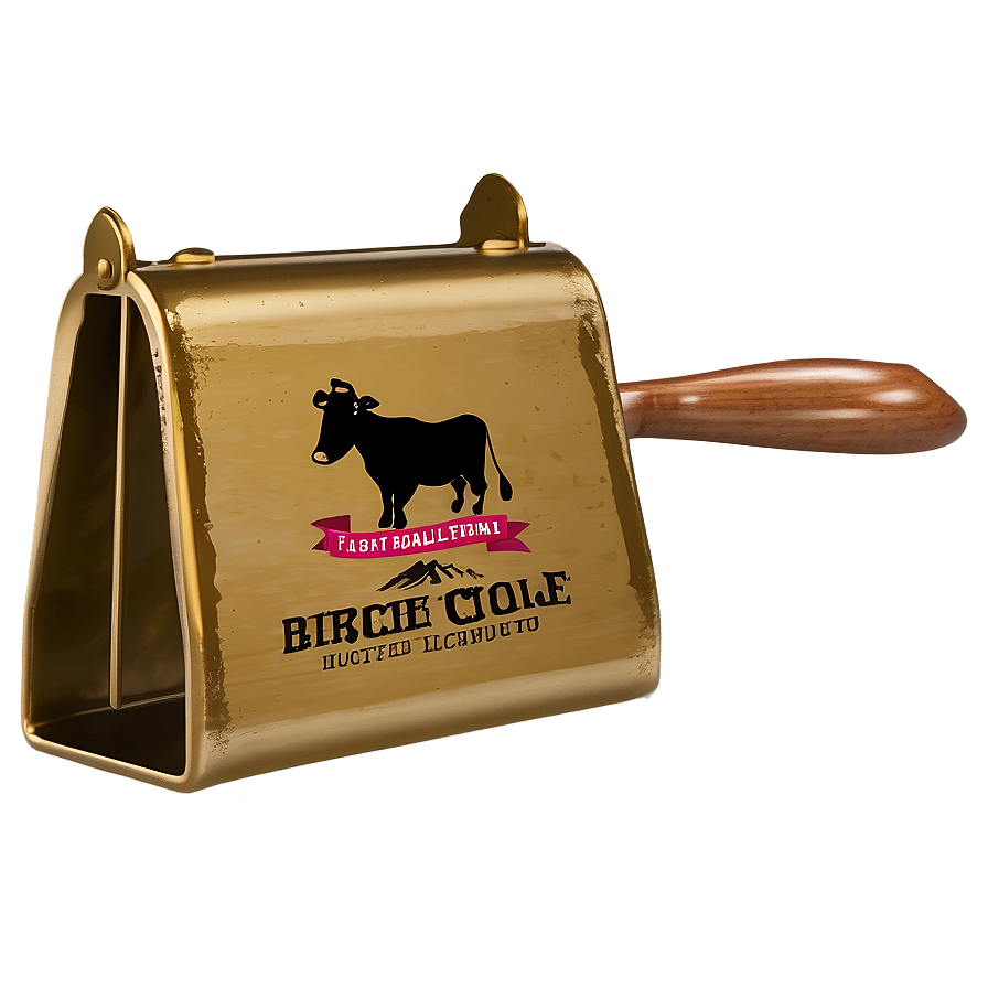 Classic Dairy Farm Cowbell Png Dom PNG Image