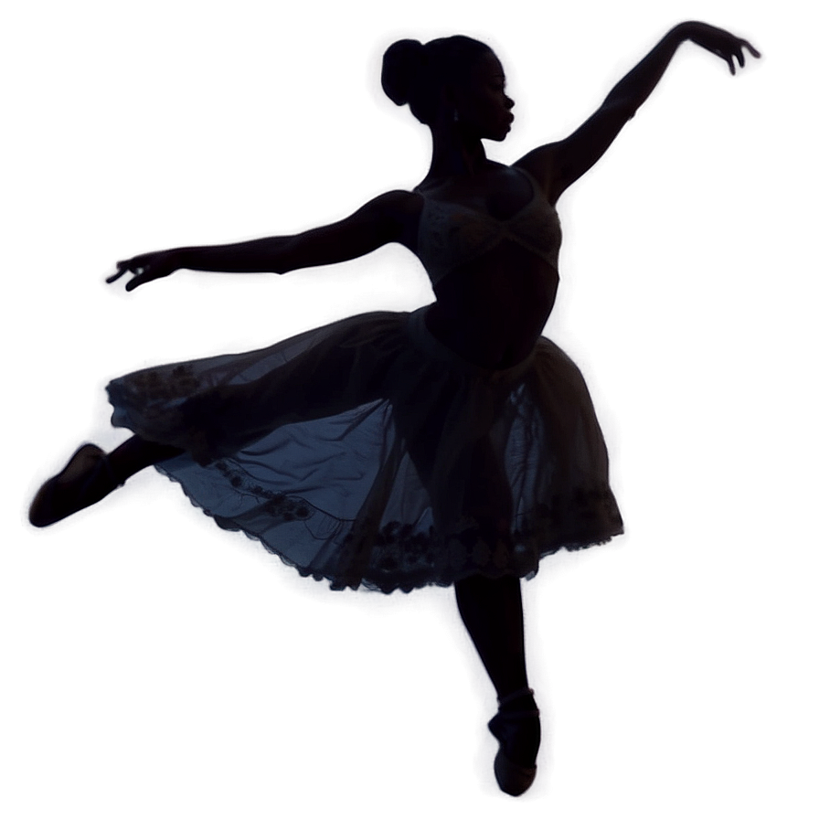 Classic Dancer Silhouette Png Jdb89 PNG Image