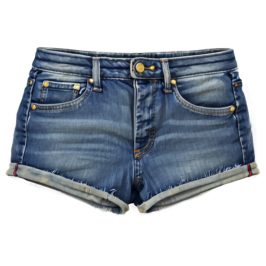 Classic Denim Jorts Png Hgg55 PNG Image