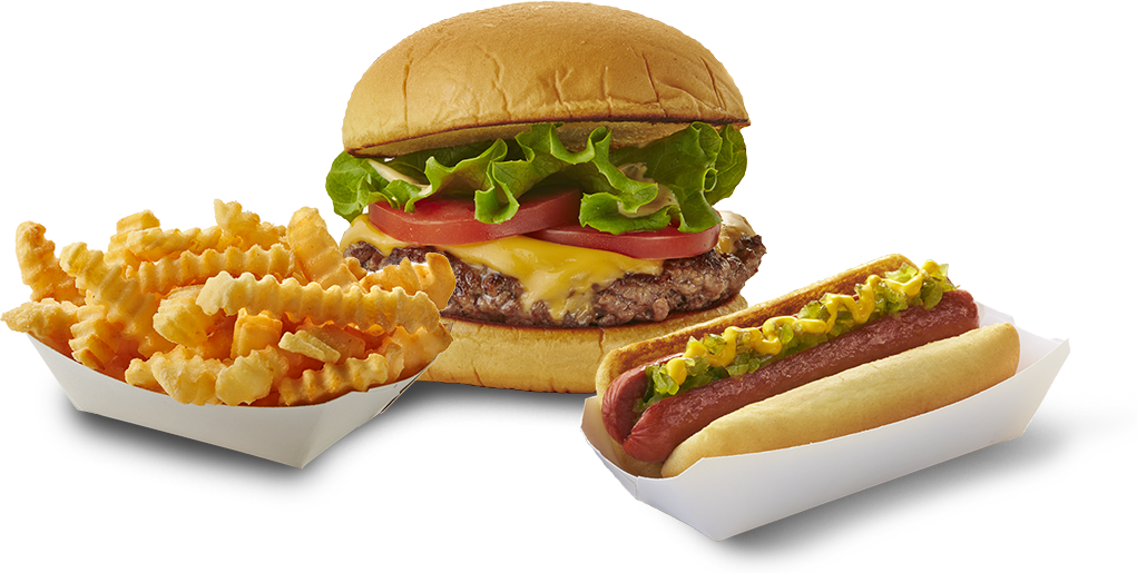 Classic Fast Food Combo Meal PNG Image