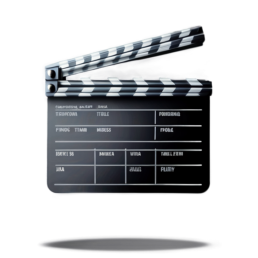 Classic Film Slate Icon Png Pom PNG Image