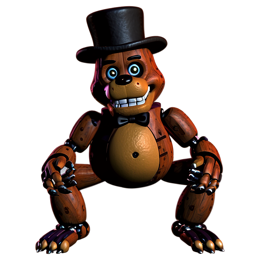 Classic Freddy Fazbear Design Png Lui PNG Image