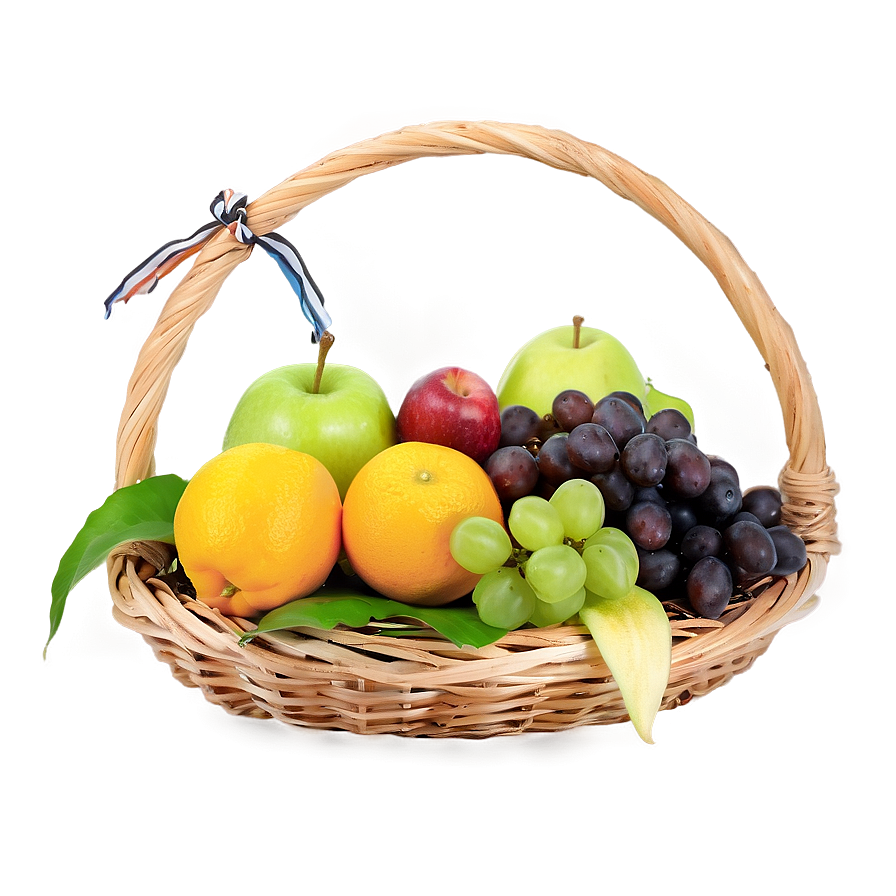 Classic Fruit Basket Png Tlu24 PNG Image