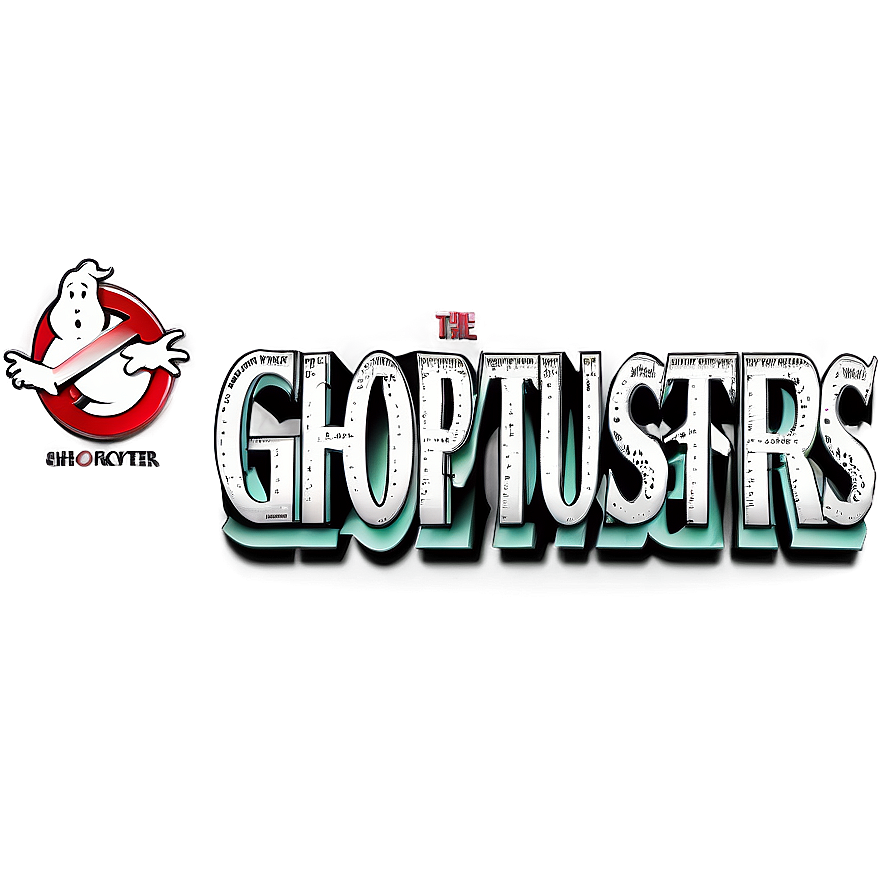 Classic Ghostbusters Text Png 06112024 PNG Image