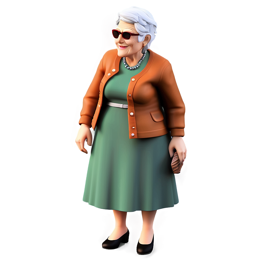 Classic Grandma Figure Png Cks10 PNG Image