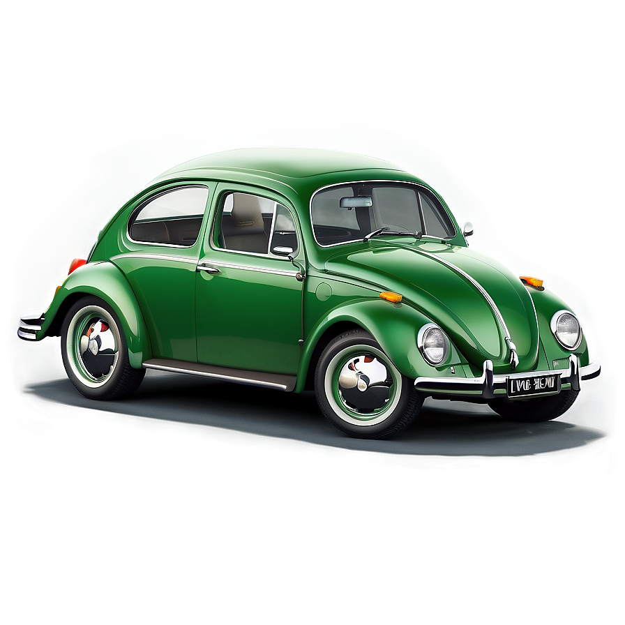 Classic Green Vw Beetle Png 27 PNG Image