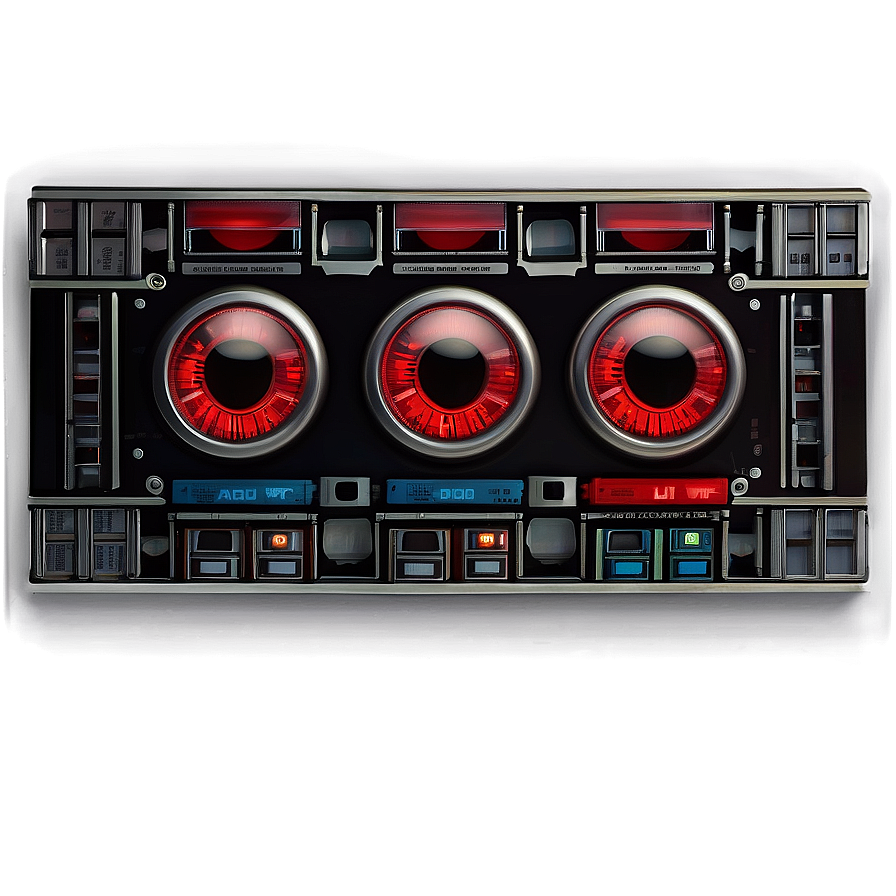 Classic Hal 9000 Interface Png Hgd PNG Image