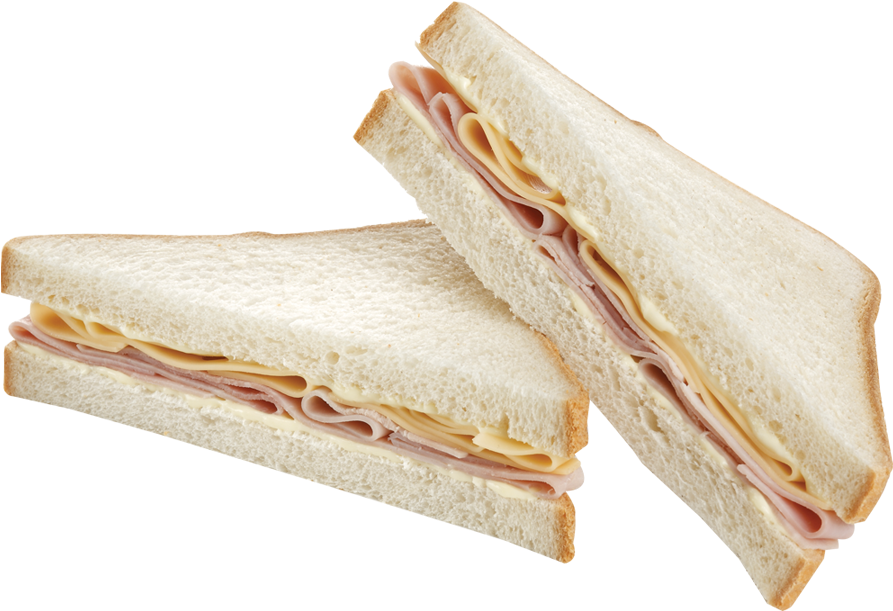 Classic Hamand Cheese Sandwich PNG Image