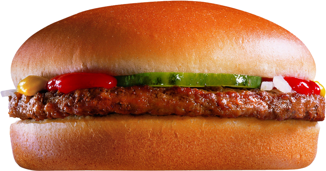 Classic Hamburger Mc Donalds PNG Image