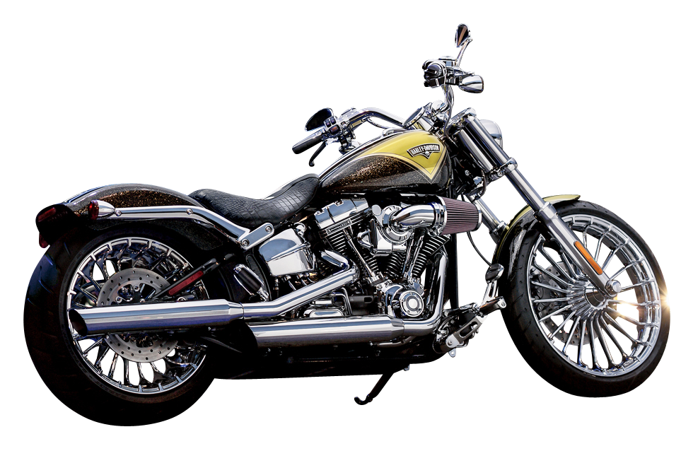 Classic Harley Davidson Motorcycle PNG Image