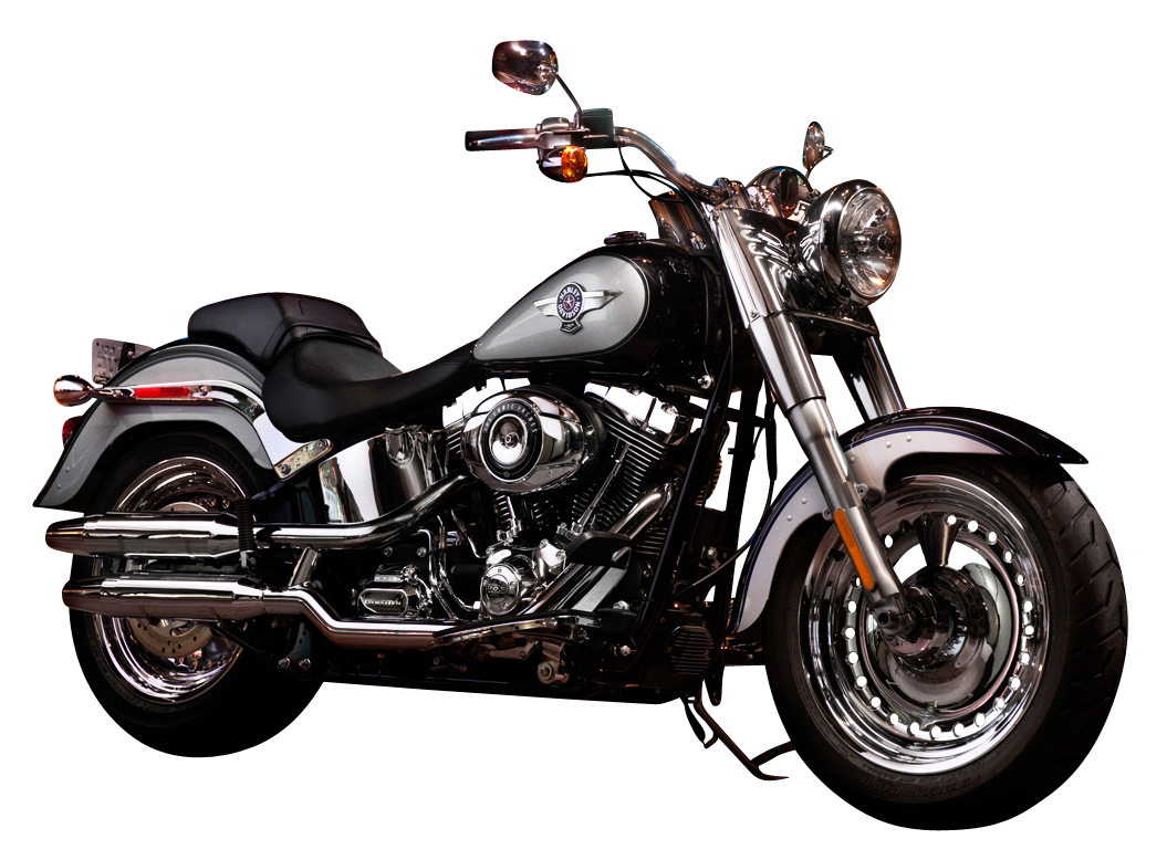 Classic Harley Davidson Motorcycle PNG Image