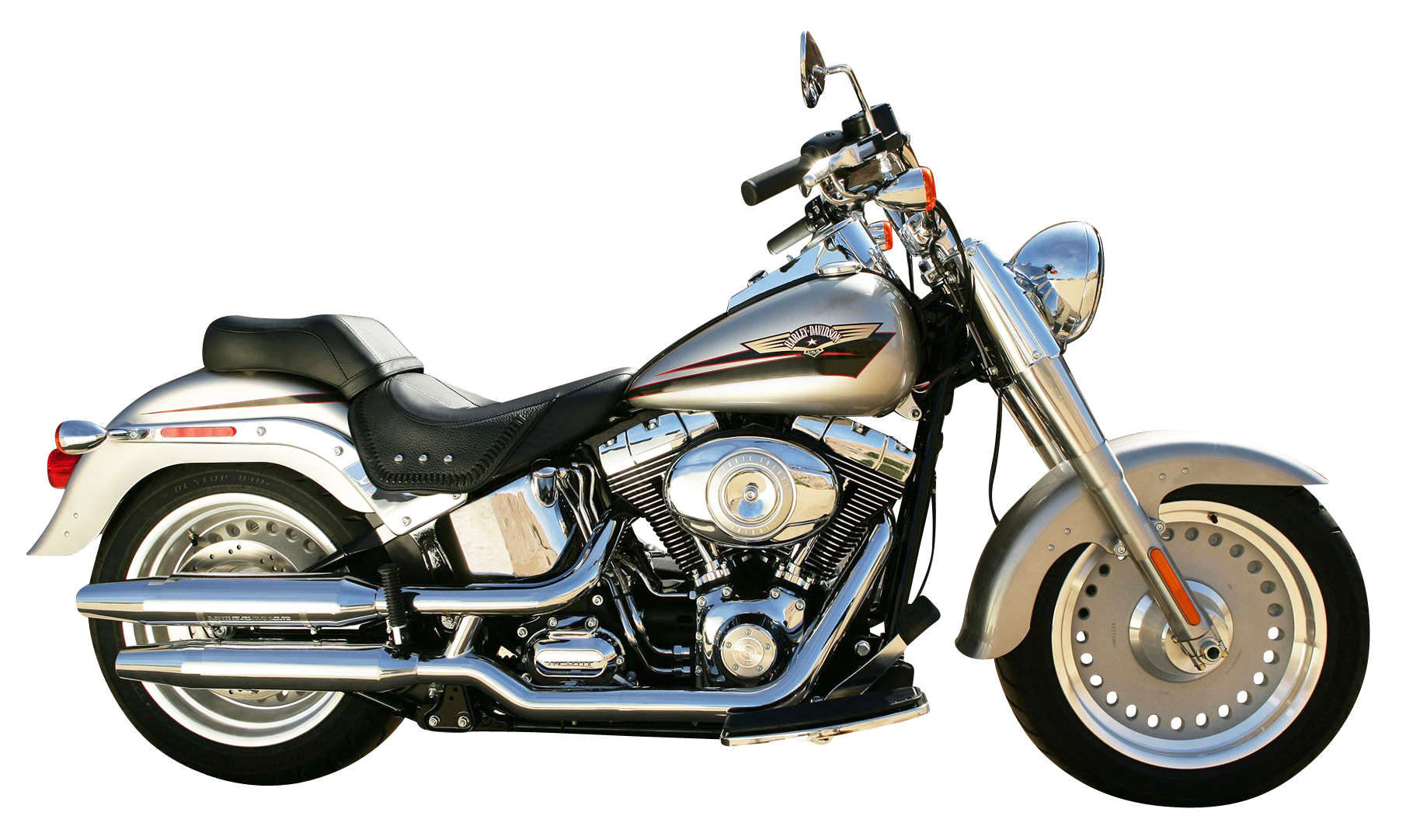 Classic Harley Davidson Motorcycle PNG Image