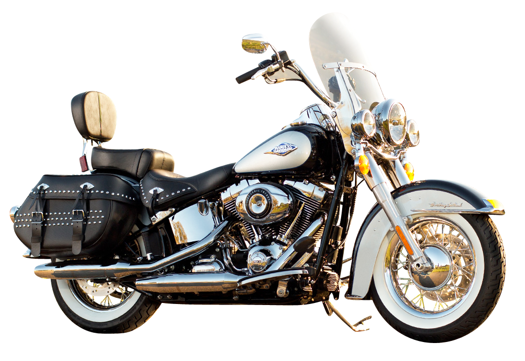 Classic Harley Davidson Motorcycle PNG Image