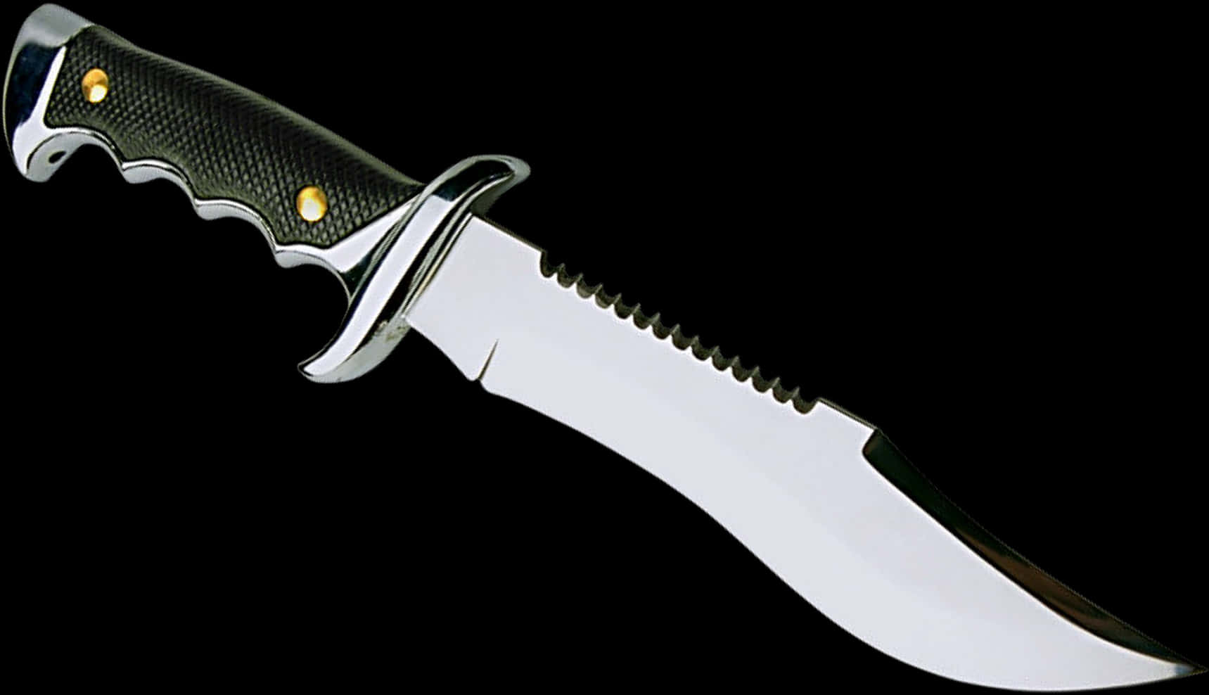 Classic Hunting Knife Isolated PNG Image