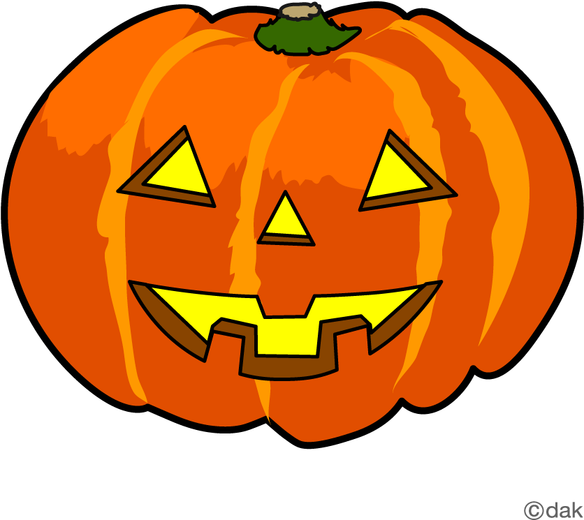 Classic Jack O Lantern Carving PNG Image