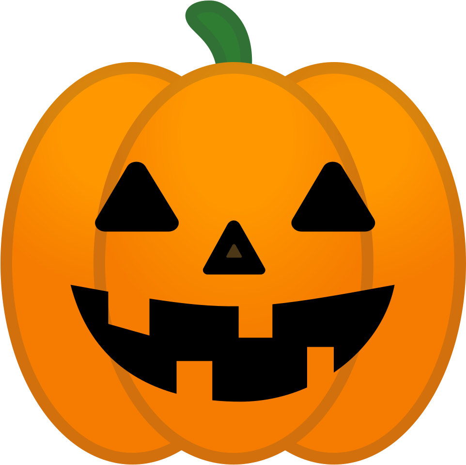 Classic Jack O Lantern Face PNG Image