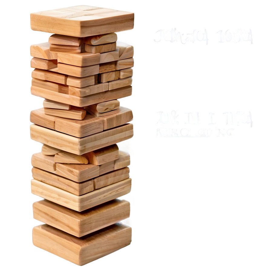 Classic Jenga Game Png Xip63 PNG Image