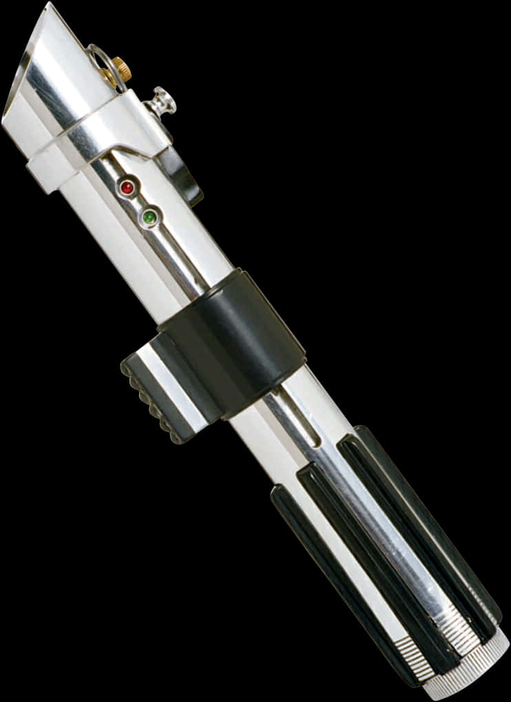 Classic Lightsaber Hilt Design PNG Image