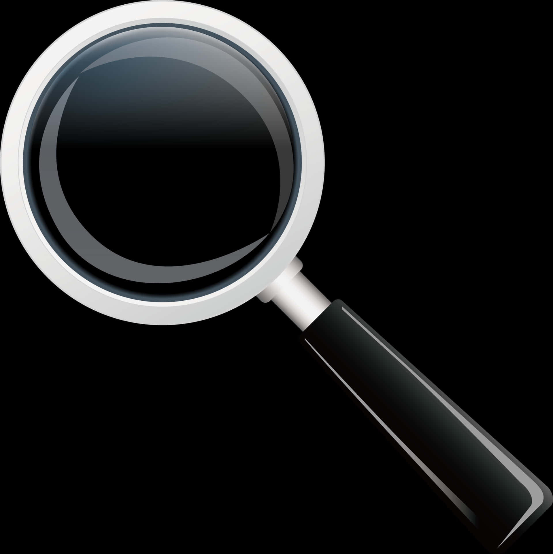 Classic Magnifying Glass Icon PNG Image